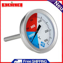 Stainless Steel BBQ Smoker Grill Thermometer Kitchen Bakeware Temperature Gauge