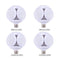 40W PP LED Football Bulb Foldable Light Fan Blade Folding Bulbs (90mm/220V)