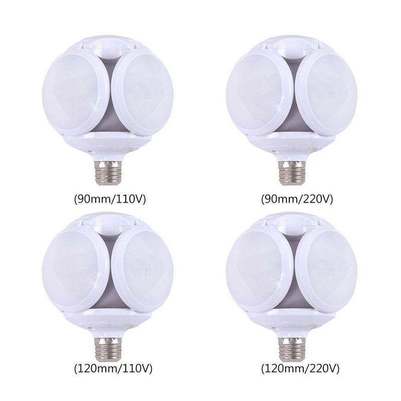 40W PP LED Football Bulb Foldable Light Fan Blade Folding Bulbs (90mm/220V)