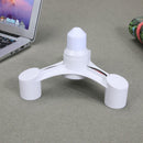 3 In 1 E27 To 3E27 Base Socket Splitter LED Light Lamp Bulb Adapter Holder Newly