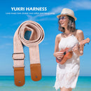 Guitar Strap Anti Slip Bass Ukulele Shoulder Belt Musical Parts (Beige) Newly
