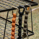 18-ring Camping Hanging Rope Tent Cup Lamp Hanger Clothes Line (Army Green)