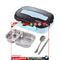 Stainless Steel Containers Portable Leakproof Insulation Box (Blue 2 Grid) Newly