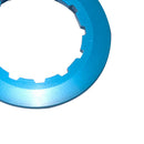 Cassette Lockring 7075 Aluminum 11T Lock Ring for Mountain Road Bike (Blue)