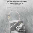 KZ-EDX Pro HIFI Bass Earphones Sport Monitor Headphone (Transparent w/ Mic)