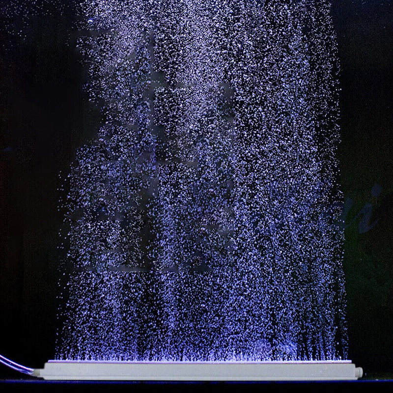 Aquarium Fish Tank Aerator Strip Bubble Stone Fresh Oxygen Pump Diffuser To