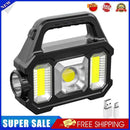 2x500lm Flashlight Portable 6 Gears Torch Light for Camping Accessories COB