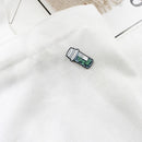Fashion Capsule Love Shape Pills Bottle Pin Brooch Clothes Badge (Style 1)