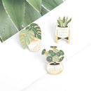 Bag Clothes Custom Potted Plant Badge Crazy Plant Lady Enamel Pins Lapel Pin