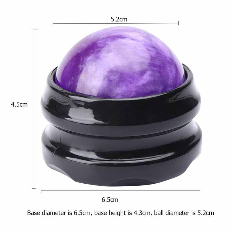Cool Cold Massage Roller Ball Foot Back Body Massager Therapy Ball (Purple)