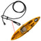 Elastic Safety Fishing Rod Tether Holder Lanyard Canoe Kayak Paddle Leash Clip