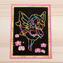 Kids Handmade Scratch Paper Colorful Drawing Scraping Painting Toys Random