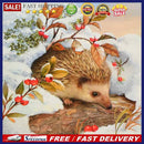 5D DIY Full Drill Diamond Painting Snow Hedgehog Cross Stitch Embroidery Mo