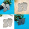 Baby Footprint Metal Cutting Dies Stencil Scrapbooking Embossing Album J6D9