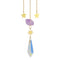 #A Crystal Wind Chime Star Moon Prism Hanging Curtains Pendant Home Garden Decor