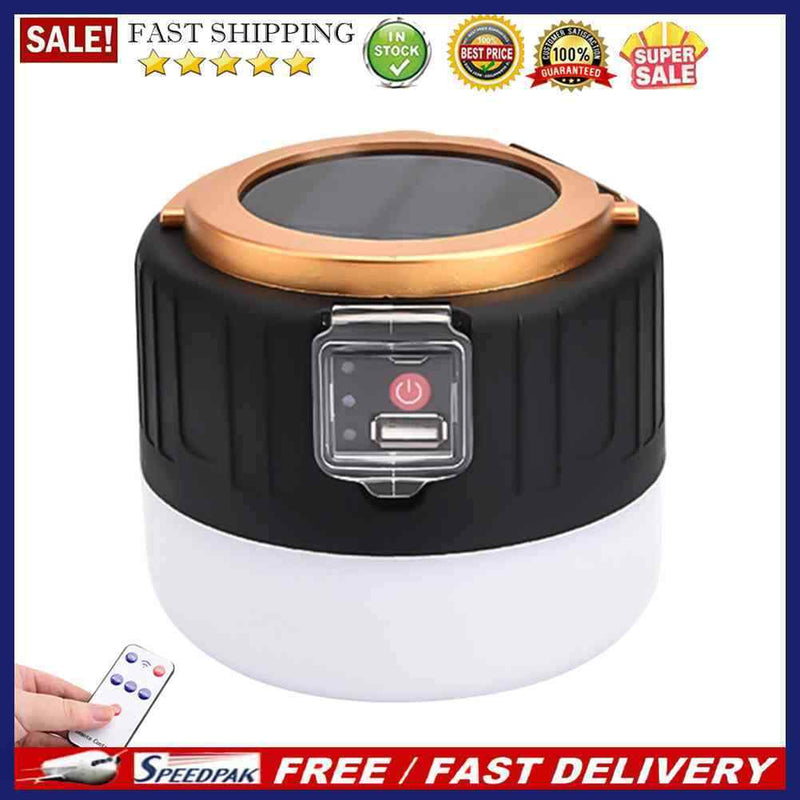 LED Camping Lights Waterproof Solar Outdoor Hiking Tent Lamp Emergency Lanter