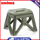 Outdoor Portable Folding Stool Campstool for Adults Children (Army Green)