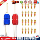 20pcs Copper Tyre Valve Core with 2 Motorcycle Valve Tools for Car Bike