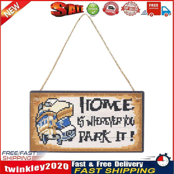 5D DIY Letter Full Drill Hanging Diamond Painting Craft Home Decor (Truck) Newly