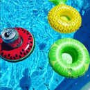 6pcs Floating Inflatable Drinks Cup Holder Pool Party Floats Bar Coasters Toys