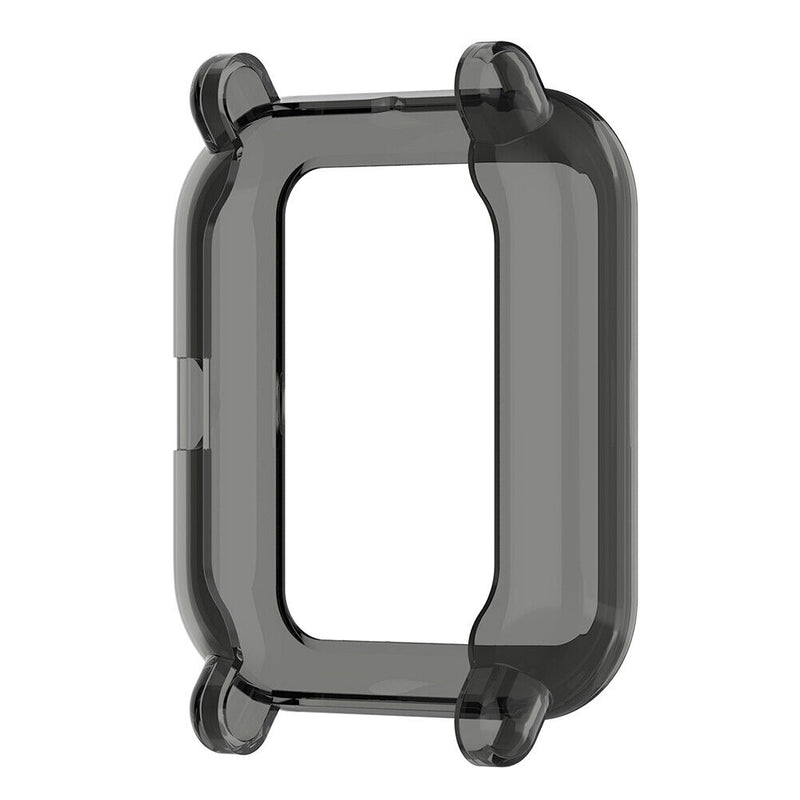 Soft TPU Protective Case Cover Shell for Amazfit Bip S Smartwatch (Black) Newly