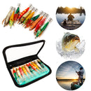 10pcs Mimics Shrimp Baits with Double-Layer Hooks Octopus Fishing Accessories