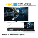 4K 1080P 60fps Video Capture Card HDMI-compatible Camera Camcorder USB 3.0