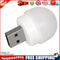USB Plug Lamp Computer Mobile Power Charging USB Night Light (1pc-White)