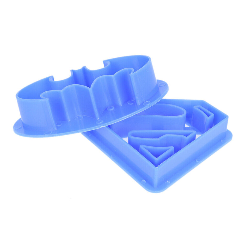 4 pcs Super Hero Batman Superman Cookie Cutters Sugarcraft Cake Decoration Newly