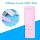 MP3 Player Strip Lossless Sound Support 64GB TF Card Media Players (Pink) Newly