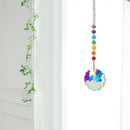 Crystal Pendant Colorful Beads Hanging Drop Wind Chime Garden Decor (B) Newly