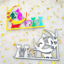 Metal Cutting Dies Stencils for DIY Scrapbooking Photo Album Moon Cat Card