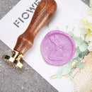 Fire Paint Sealing Wax Tablet Lacquer Seal Envelope Decor (Pink Purple) Newly