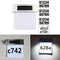 Solar House Number Plaque Light with 200LM Motion Sensor LED 8U7Y Addres I7A4
