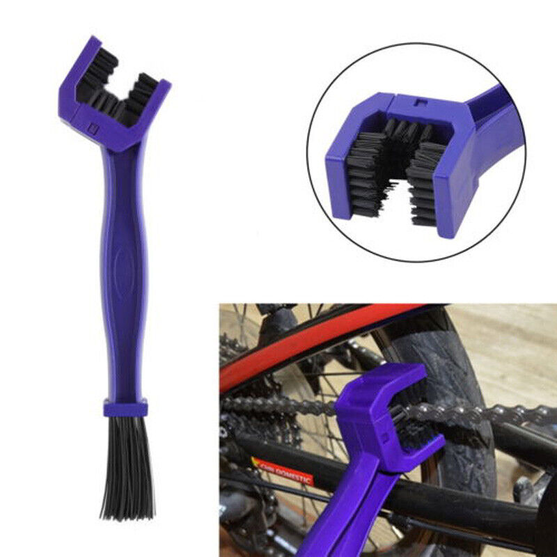 Cycling Motorcycle Chain Cleaning Tool Gear Grunge Brush Cleaner blue