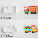 Tool Baby Birthday Cake Decor Cookie Cutters Baking Mold Car Biscuit Mould