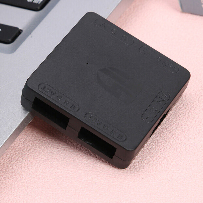 RGB Converter 5V 3Pin ARGB Light to 12V 4Pin RGB Light Transfer Fan Converter