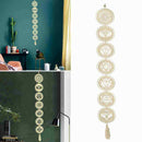 Energy Symbols Crafts Pendant Wooden Discs Hanging Wall Decoration Ornament G7T3