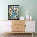 5D DIY Diamond Painting Full Square Drill Color Frogs Wall Decor Rhinestone Art