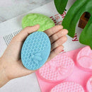 DIY Honey Bee Silicone Soap Mold Six Bars Soap Making Craft H3N8 G7I2 X8Q5