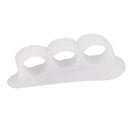 20 Pair Silicone Gel Bunion Protector Toe Separators Straightener (White)