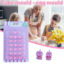 4Pcs/Set Letters Kitchen Fondant Mold Plastic Alphabet Number Mold Letter E5O0