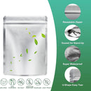 50pcs Mylar Bags for Food Storage Resealable Grain Bean Packaging Pouch Bag