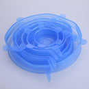 niversal Silicone Suction Lid-bowl pan cooking pot lid-silicon Blue