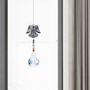 Crystal Metal Angel Hanging Pendant Home Garden Car Decor (A)