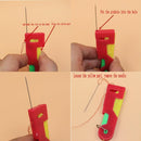 Easy Home Plastic Elderly Use Sewing  Needle Thread Guide Automatic Threader