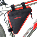 MTB Bike Front Tube Bag Waterproof Road Bicycle Phone Frame Pouch (Red) Newly
