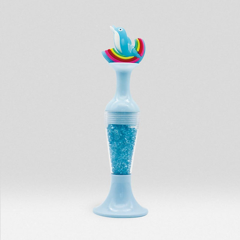 Vase 5D Diamond Painting Point Drill Pen DIY Craft (Blue Dolphin w/ Drill)