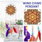 DIY Diamond Painting Acrylic Wind Chime Pendant Crafts Art Decor (Datura)