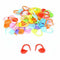 100 pcs/pack Knitting Craft-Crochet Locking Stitch Clip L5W0 Markers-Holder Y8W2